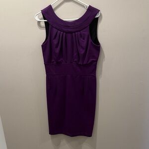 Banana Republic Purple Sleeveless Dress